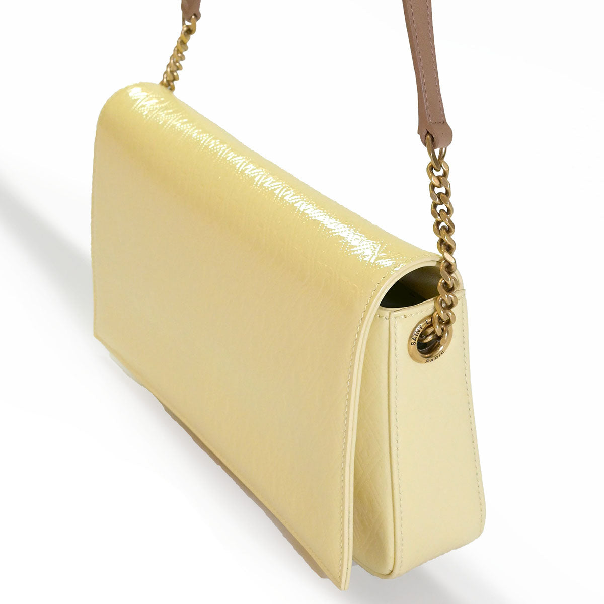 Saint Laurent Borsa a spalla Le Monogramme 99 in vernice trapuntata