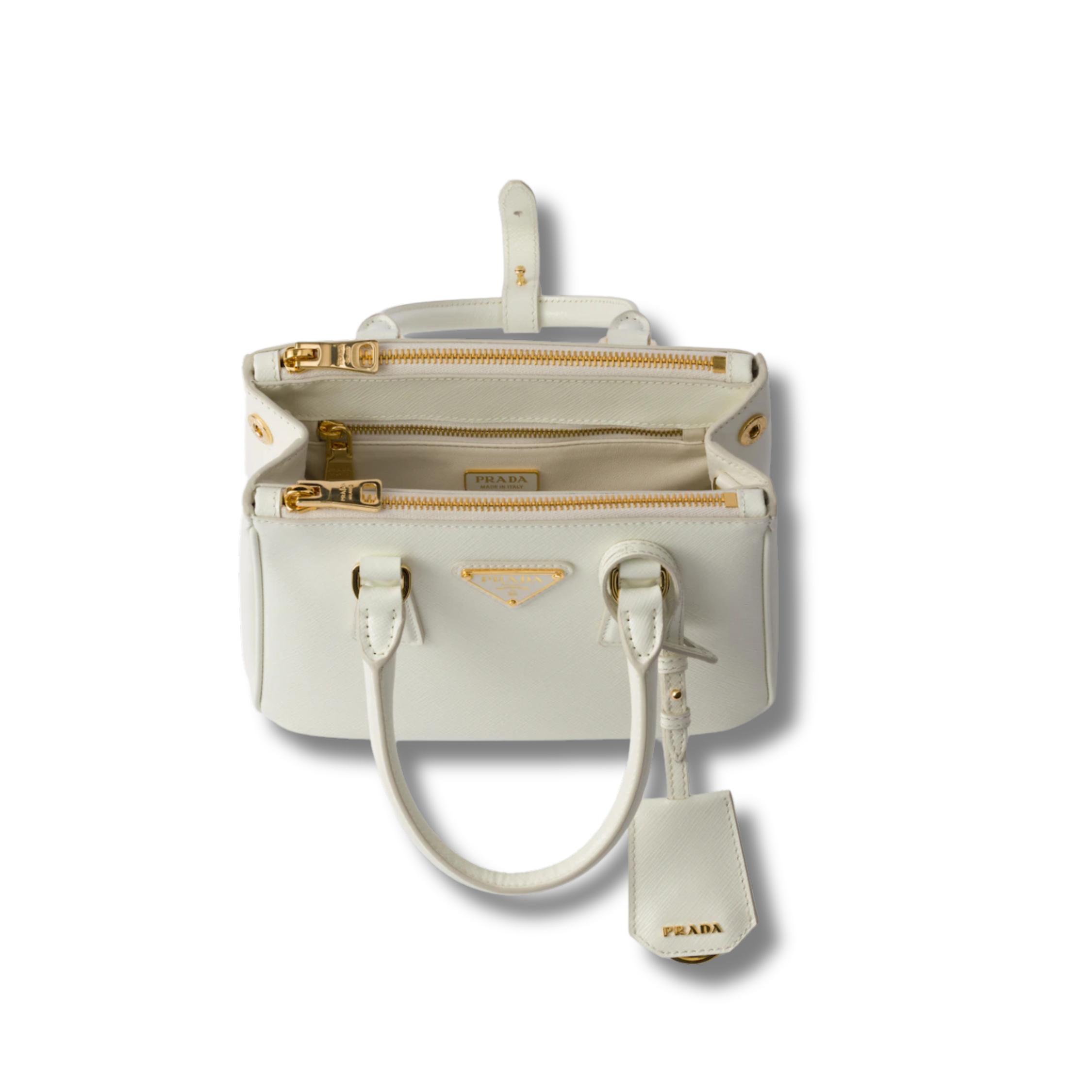 Borsa Prada Galleria mini in Saffiano vernice