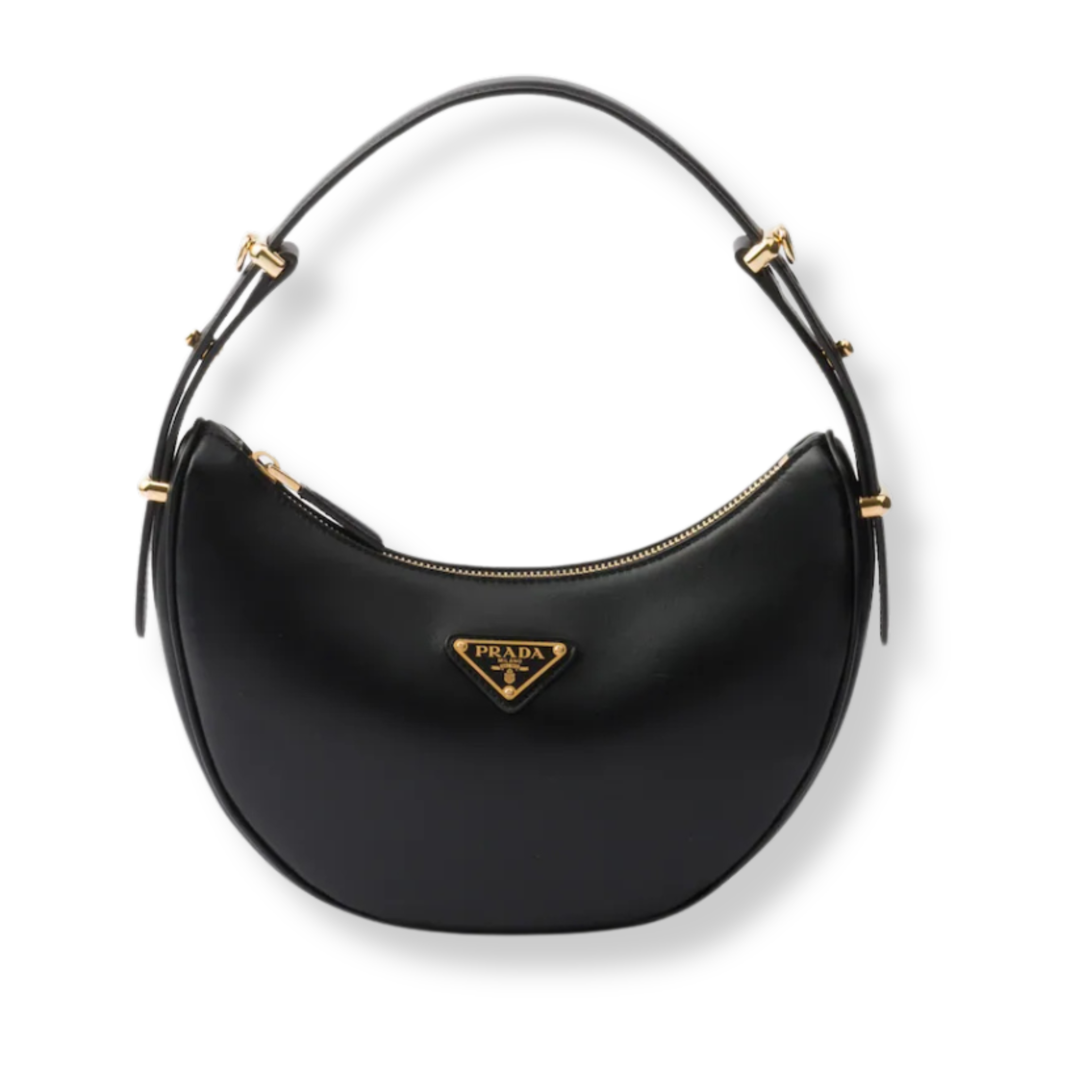 Borsa a spalla Prada Arqué small in pelle