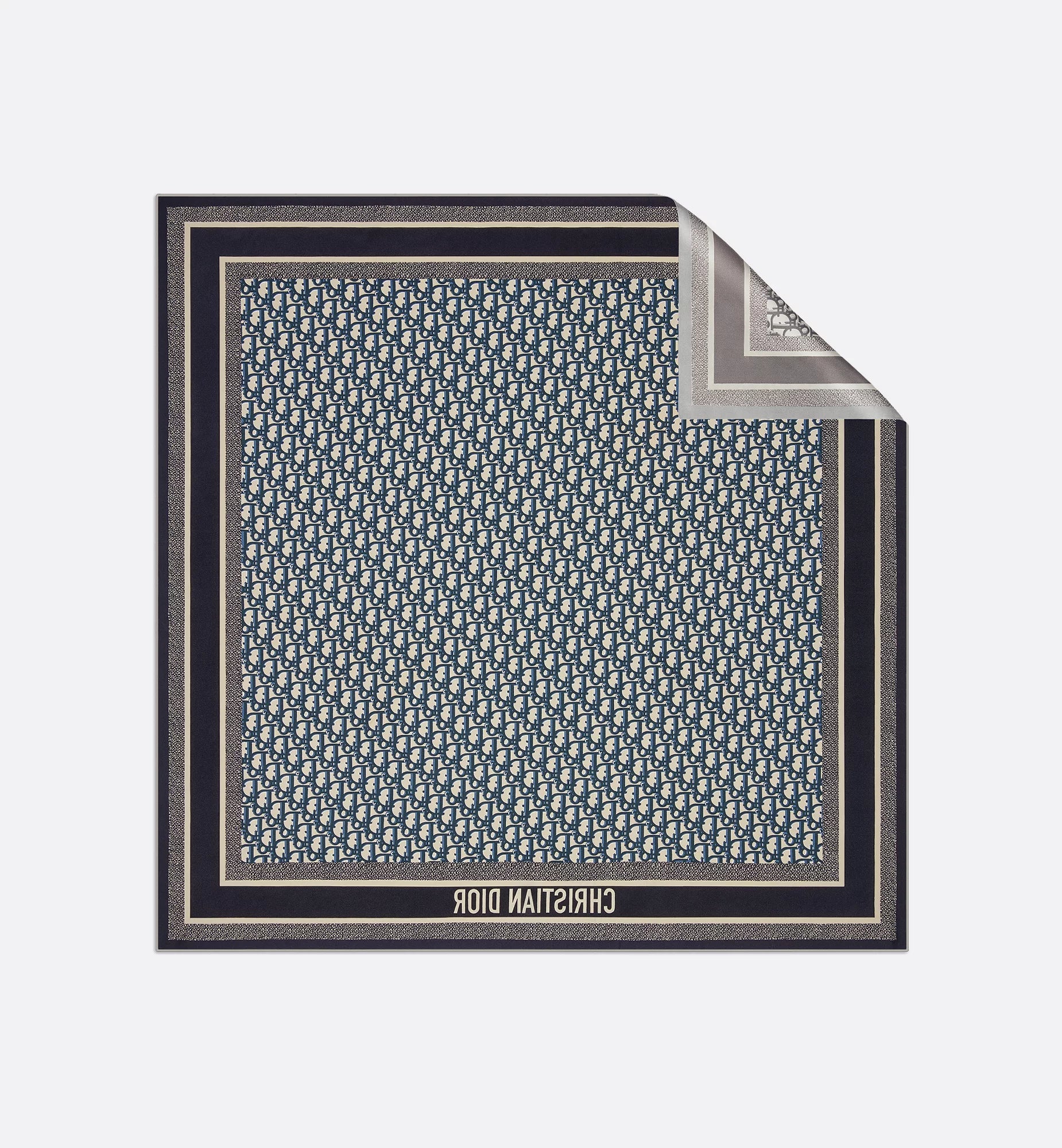 Foulard quadrato Diortwin Dior Oblique 90