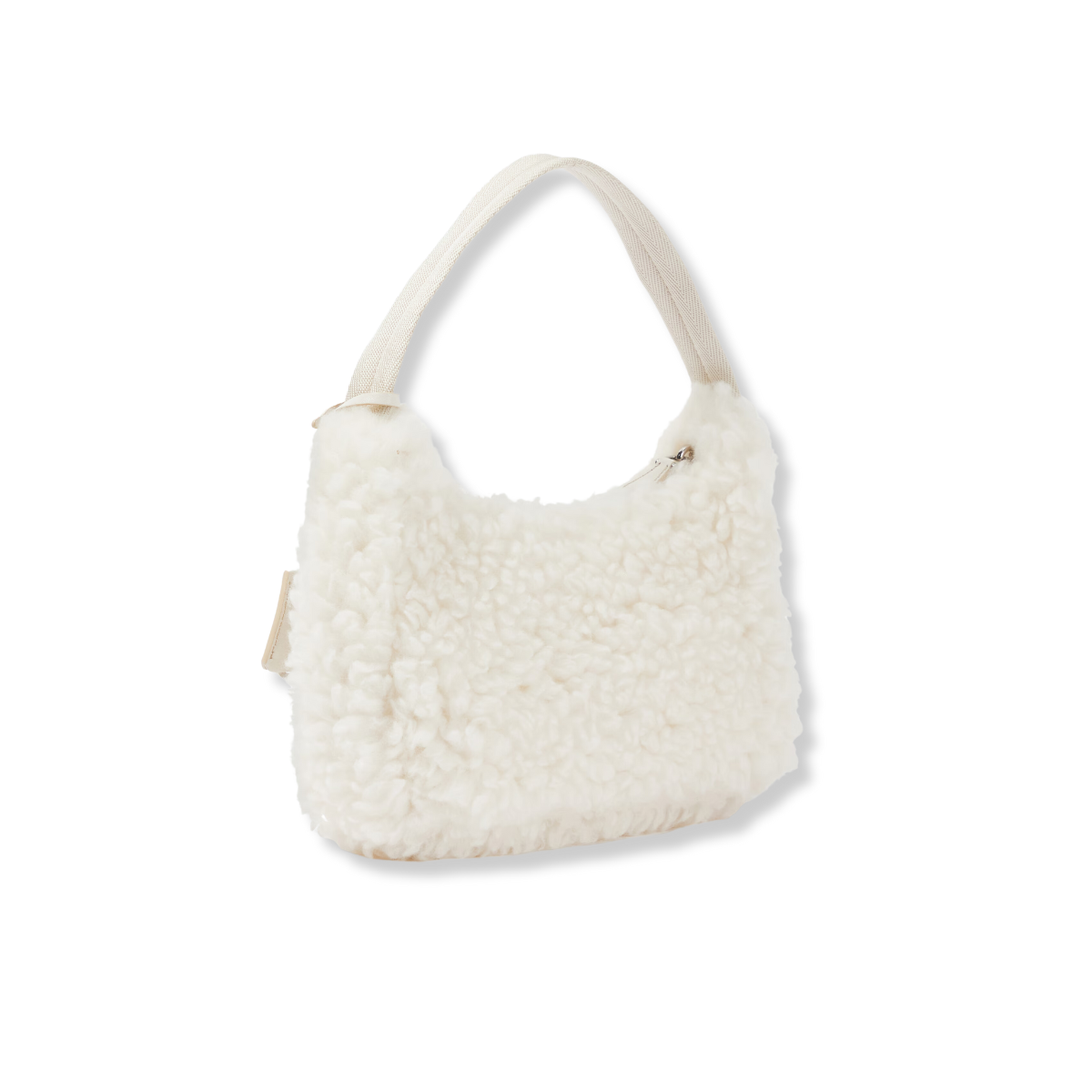 Prada Borsa Re-Edition 2000 Mini in shearling