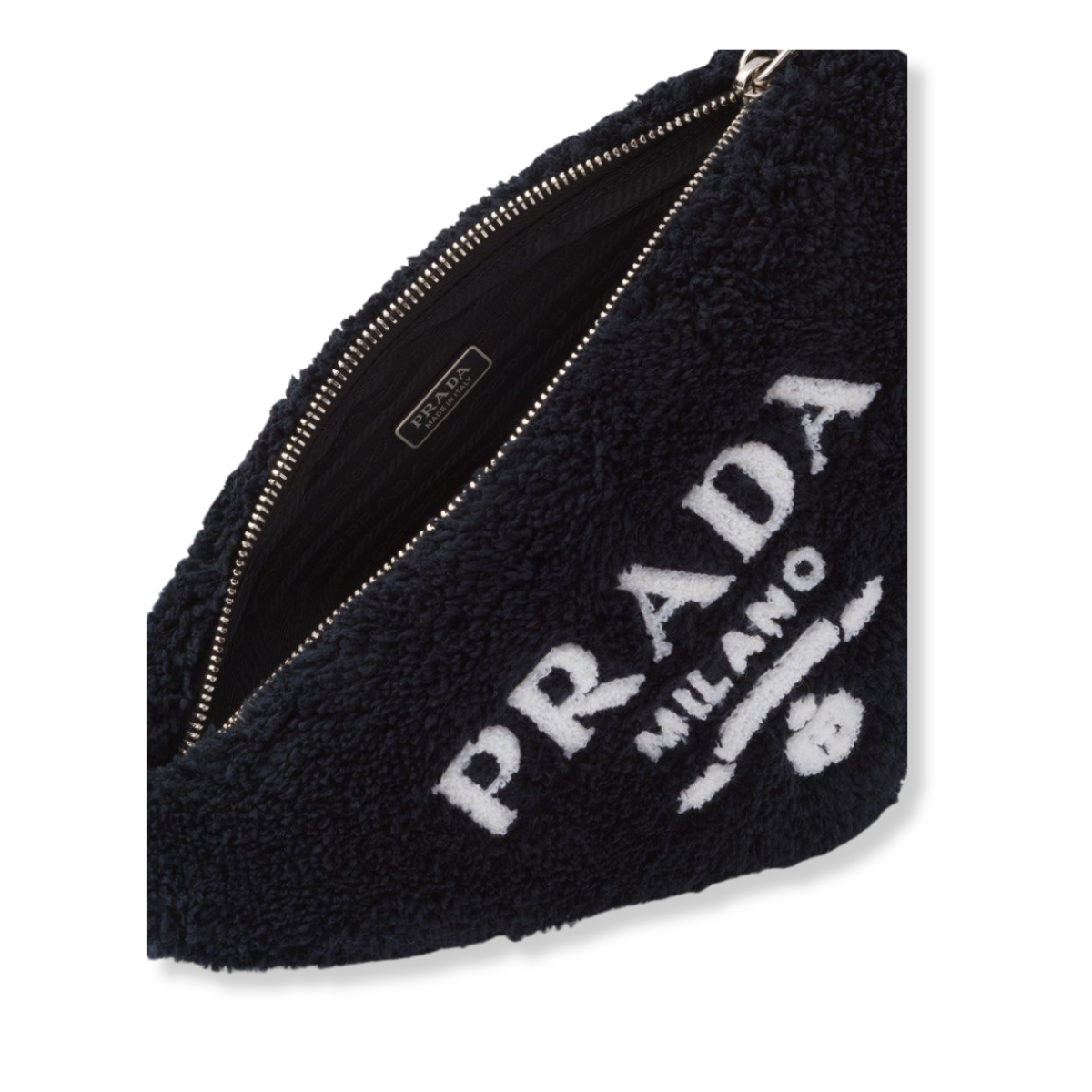 BORSA IN SPUGNA CON SCRITTA FORMA TRIANGOLO E BORSELLO