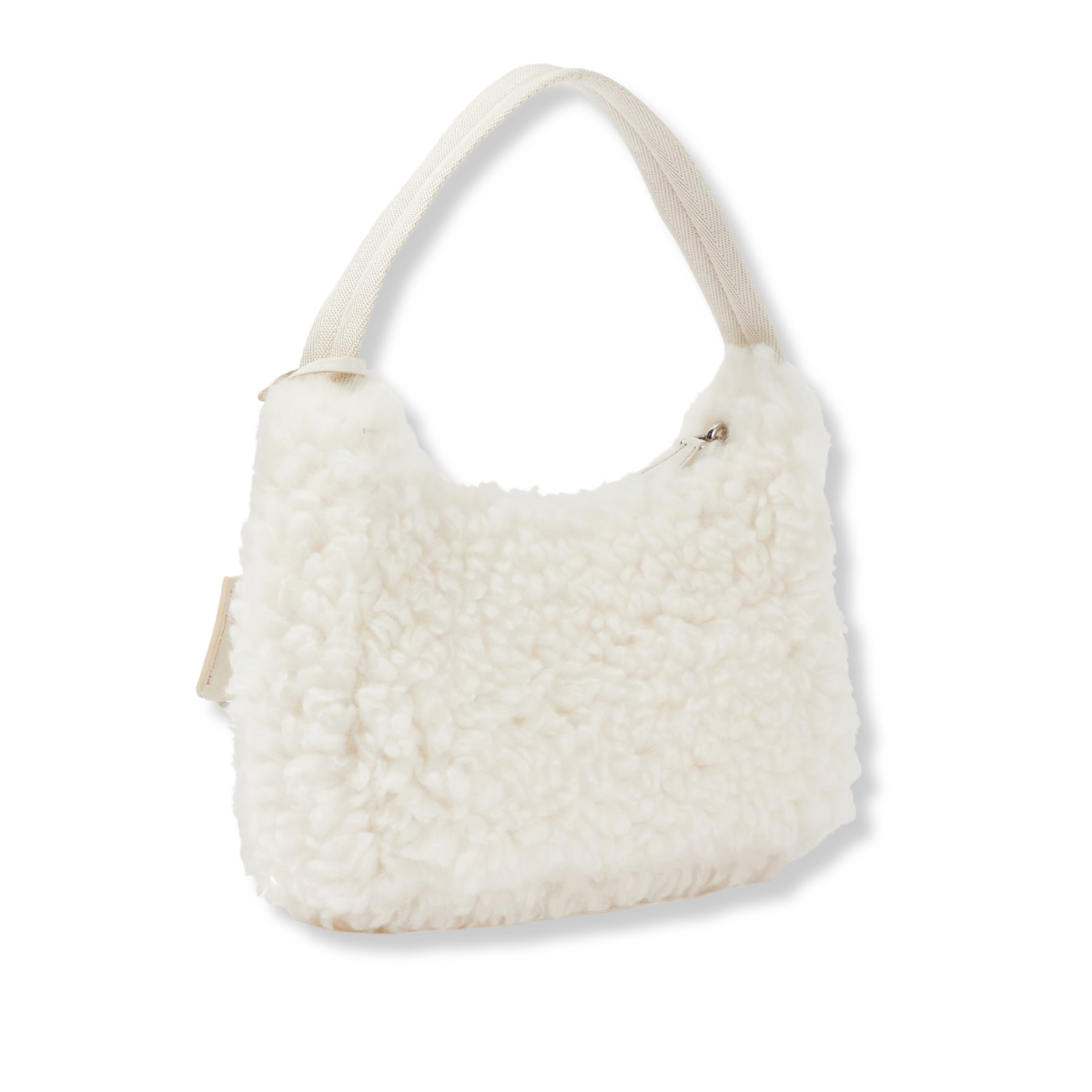 Prada Borsa Re-Edition 2000 Mini in shearling