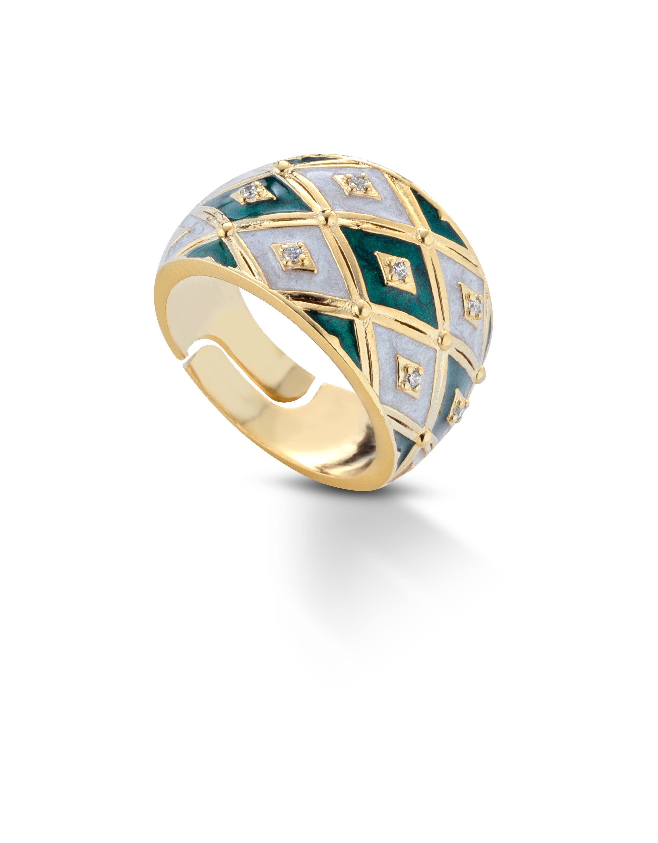 Anello Atene a Fascia in argento