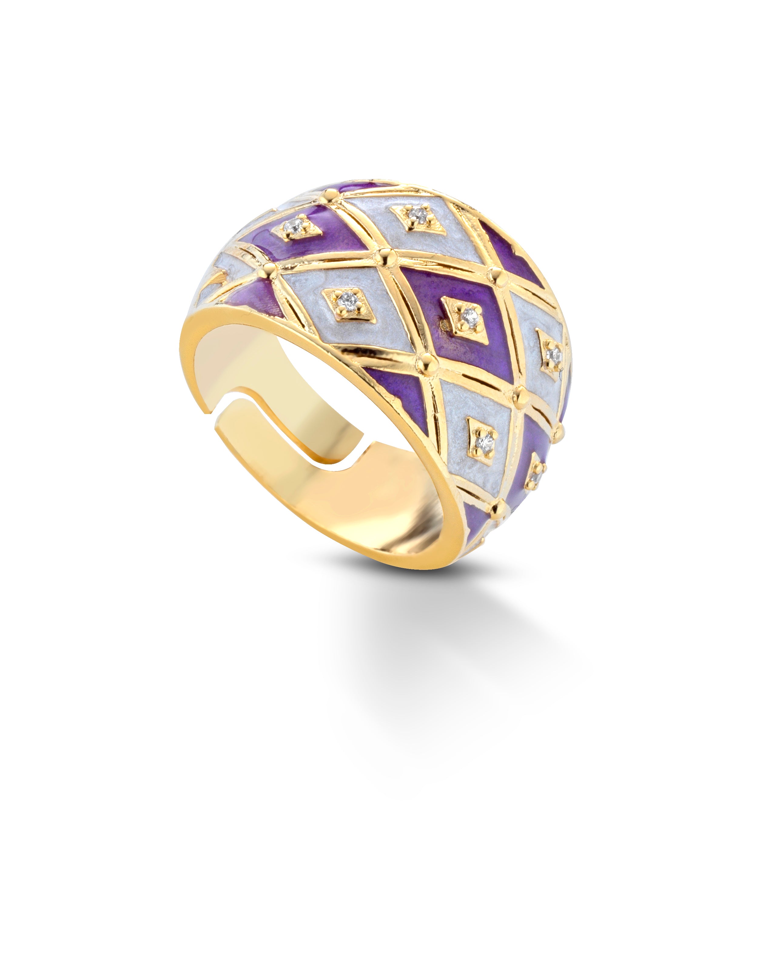 Anello Atene a Fascia in argento