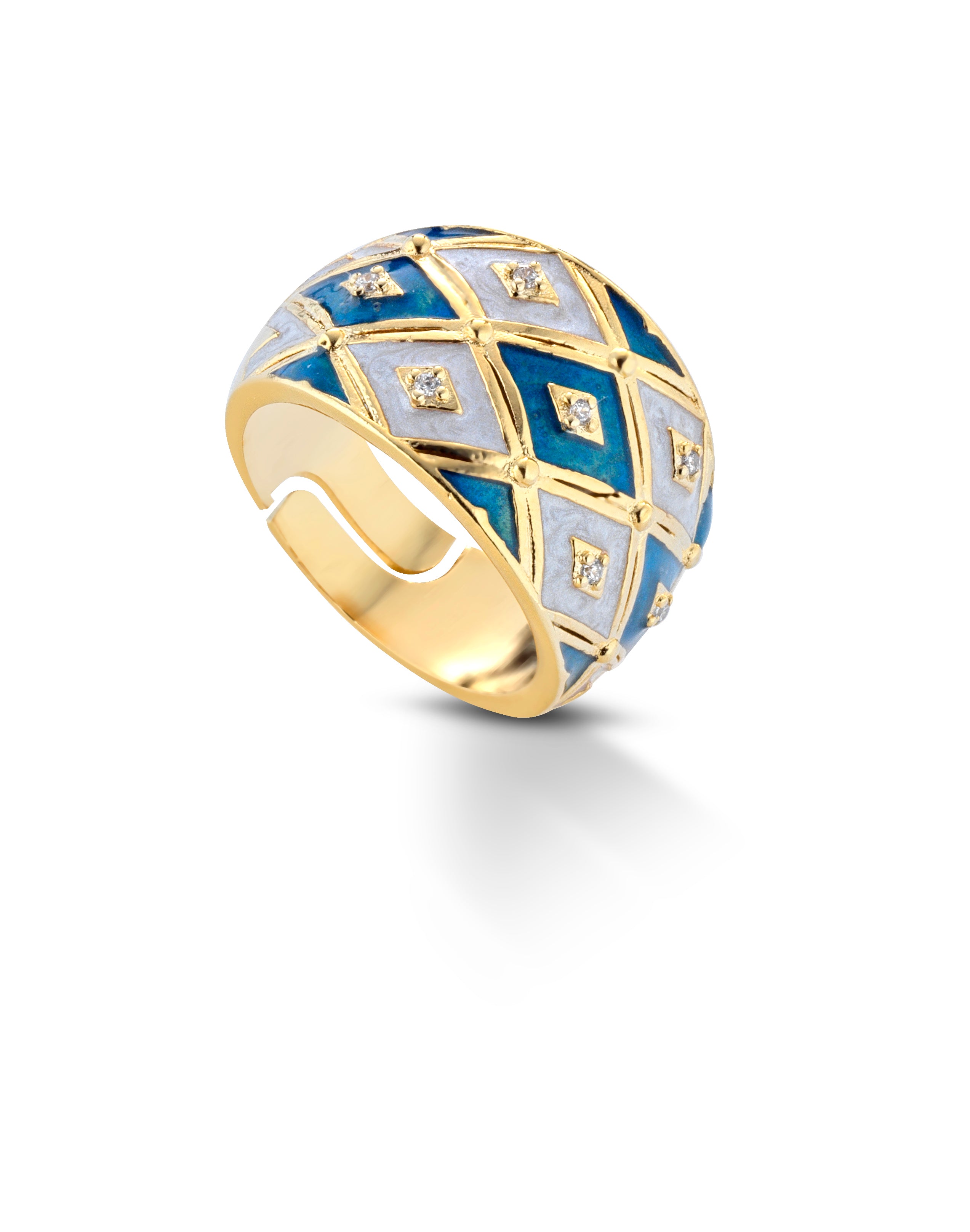 Anello Atene a Fascia in argento