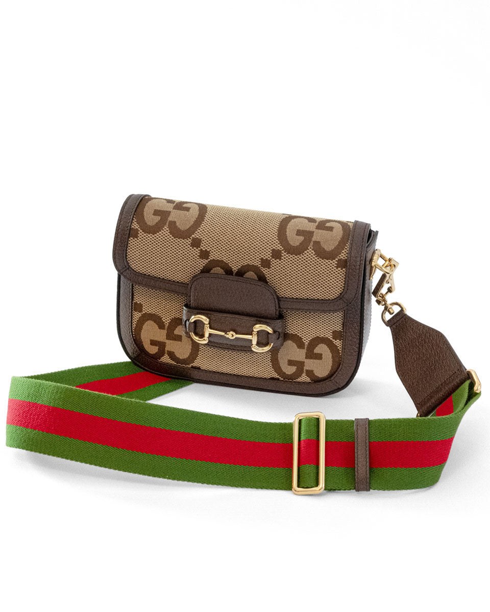 Borsa a tracolla Gucci Horsebit 1955